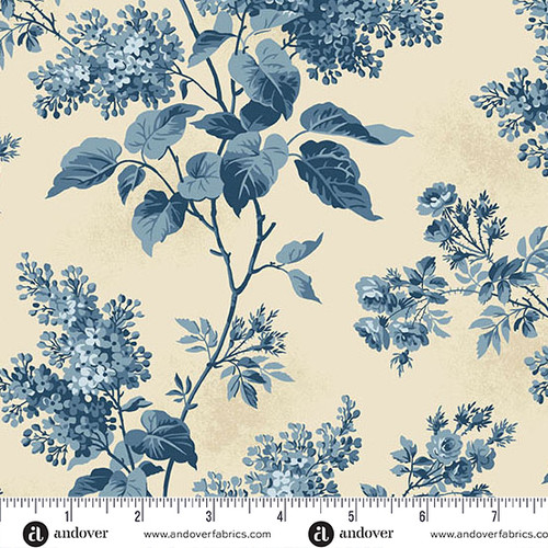 Blue Sky 108s by Laundry Basket Quilts Lilacs Beach House