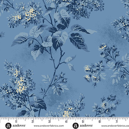 Blue Sky 108s by Laundry Basket Quilts Lilacs Skys the Limit