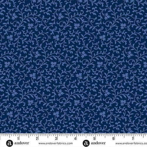 Simply Vine 108s by Andover Fabrics Simply Vine Cadet