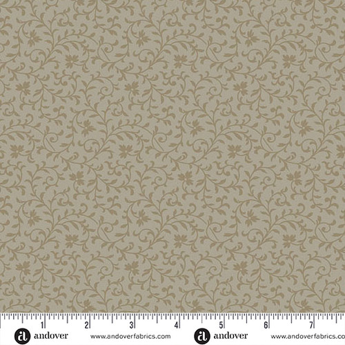 Simply Vine 108s by Andover Fabrics Simply Vine Mushroom