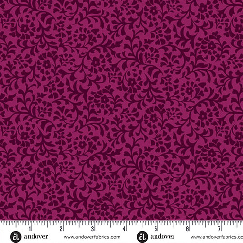 Moody Hues by Nancy Rink Vine Magenta