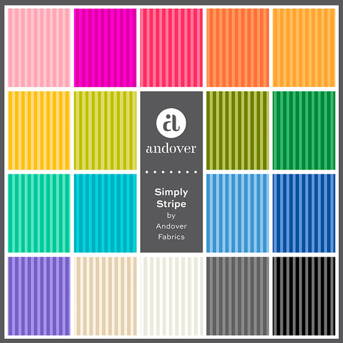 Simply Stripe - 15 Yard Bolt Case Pack - 28 Bolts Each