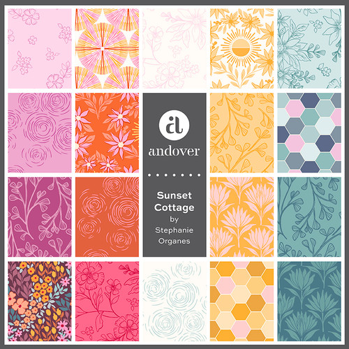 Sunset Cottage - 15 Yard Bolt Case Pack - 28 Bolts Each