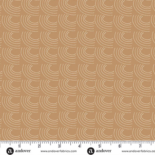 Coastal Walk by Karen Lewis Textiles Pebble Cinnamon