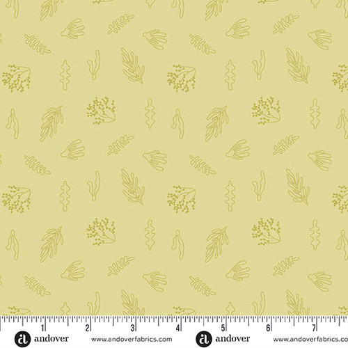 Coastal Walk by Karen Lewis Textiles Kelp Sage
