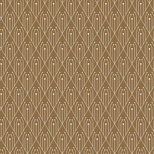 Century Prints - Deco by Giucy Giuce Diamonds Cinnamon