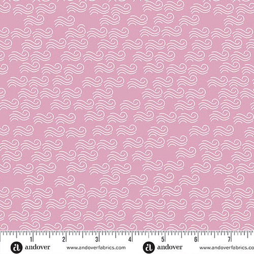 Coastal Walk by Karen Lewis Textiles Waves Sweatpea