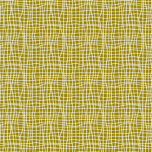 Centuy Prints - Sugar Pop by Kim Schaefer Wavy Grid Brass