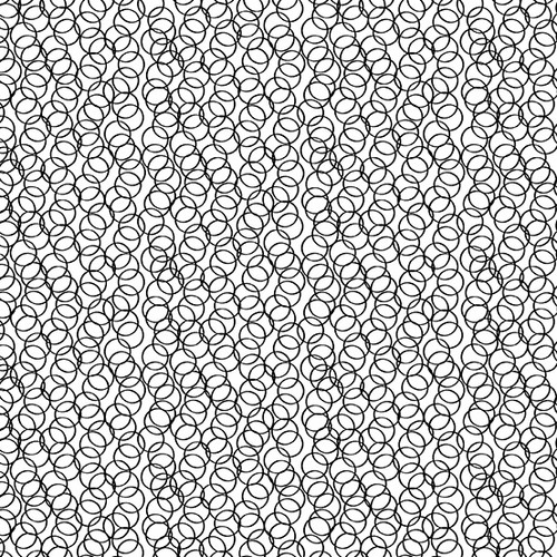 Century Black on White by Andover Fabrics Circles Black on White