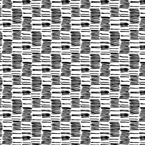 Century Black on White by Andover Fabrics Hatched Stripe Black on White
