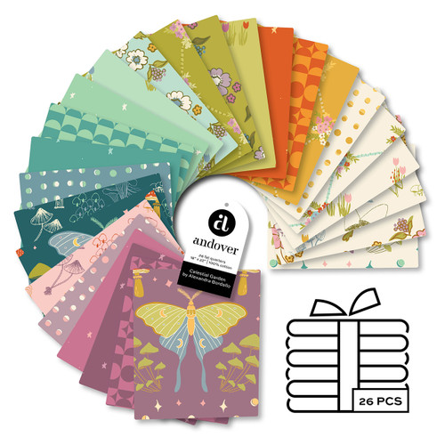 Celestial Garden - Four 22 X 18 FQ Bundles - 26 Cuts Each