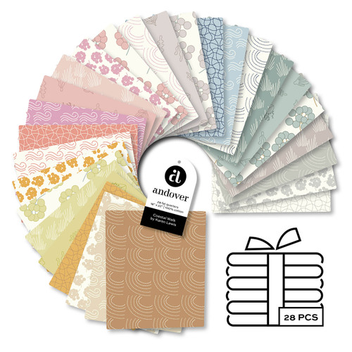 Coastal Walk - Four 24 X 18 FQ Bundles - 28 Cuts Each