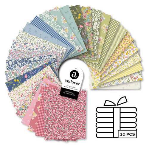 Petite Fleur - Four 22 X 18 FQ Bundles - 30 Cuts Each