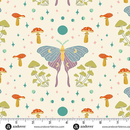 Celestial Garden by Alexandra Bordallo Moonlit Moths Cream