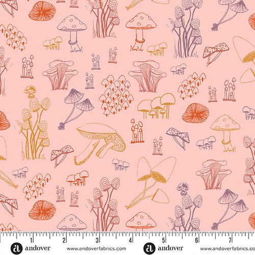 Celestial Garden by Alexandra Bordallo Forest Fungi Rose