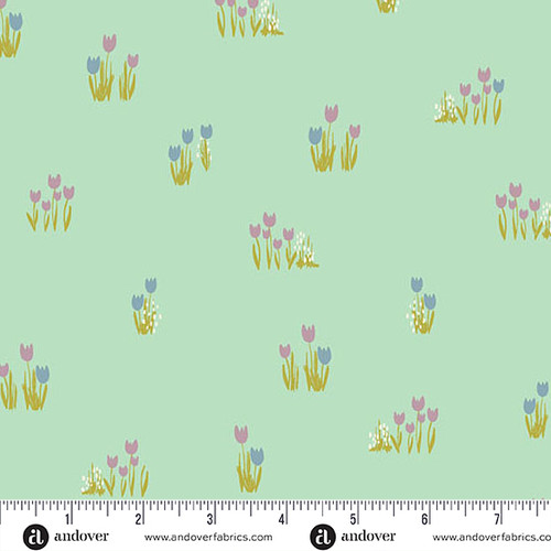 Celestial Garden by Alexandra Bordallo Tulip Bulbs Teal