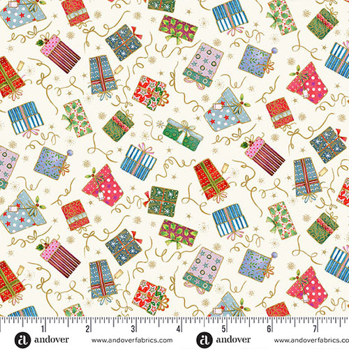 Jolly Saint Nick by Makower UK Gifts Cream