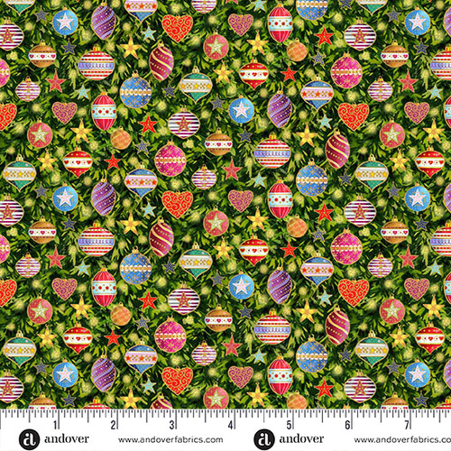 Jolly Saint Nick by Makower UK Baubles Multi