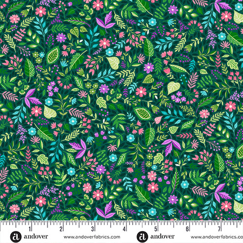 Tropica by Makower UK Foliage Green