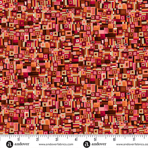 Golden by Makower UK Patchwork Red