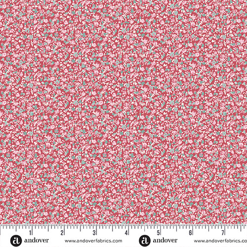 Petite Fleur by Makower UK Petals Pink