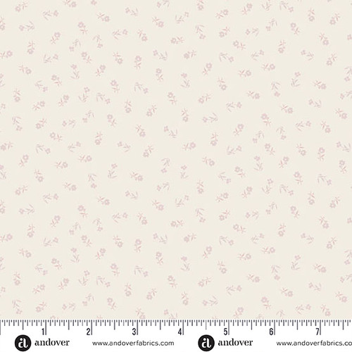 Petite Fleur by Makower UK Sprig Cream