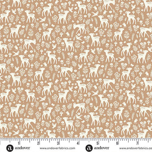 Little Ones by Makower UK Deer Brown
