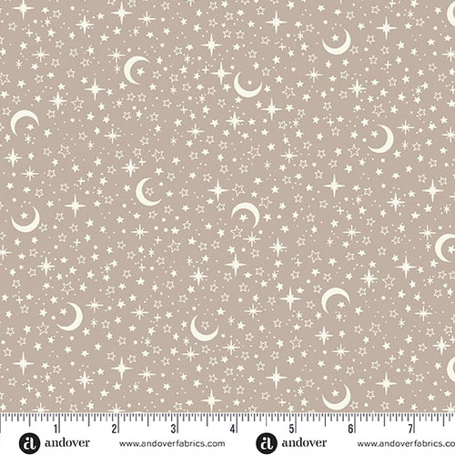 Little Ones by Makower UK Stars Grey