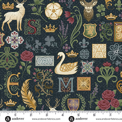 Kindred by Makower UK Legend  Blue