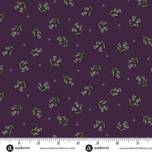 Kindred by Makower UK Thistle Purple