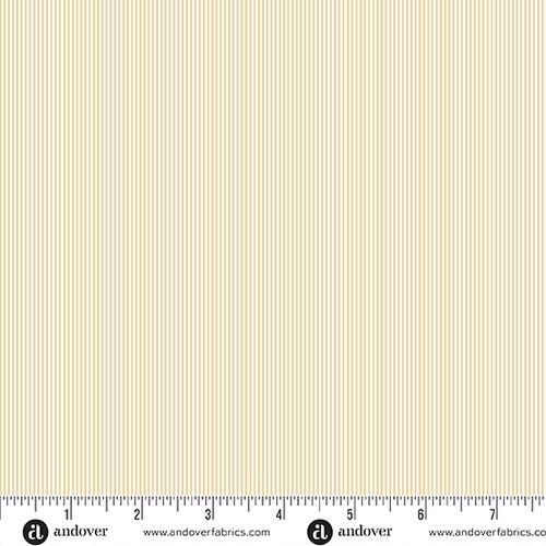 Driftwood by Makower UK Pin Stripe Cream