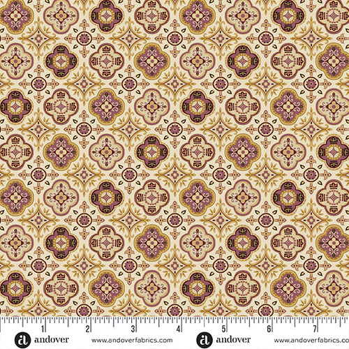 Kindred by Makower UK Foulard  Cream