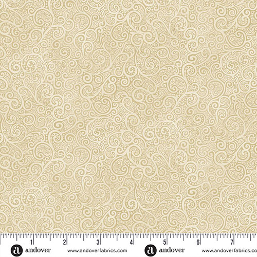Kindred by Makower UK Scroll  Cream