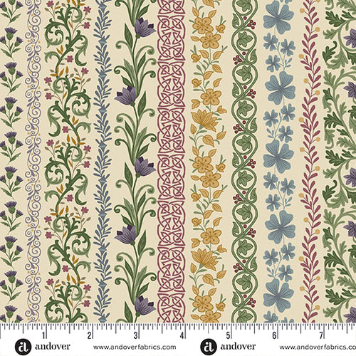 Kindred by Makower UK Stripe  Cream