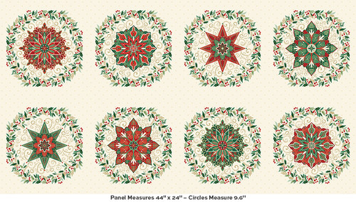 Adorn by Makower UK Circles Cream