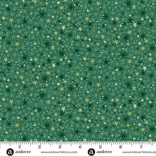 The Nutcracker by Makower UK Twinkle Green