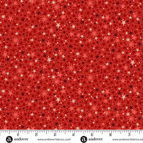 The Nutcracker by Makower UK Twinkle Red
