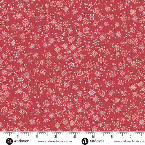 Country Christmas by Makower UK Frosty Red