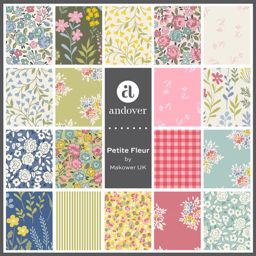 Petite Fleur by Makower UK - 10 Yard Case Pack