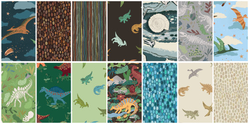 Prehistoric by Makower UK - 10 Yard Case Pack