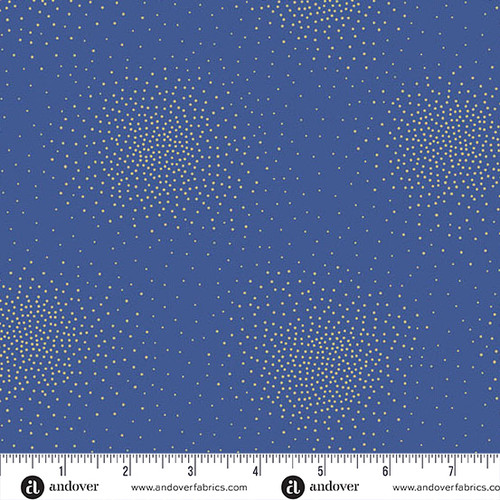 Spritz Metallic by Andover Fabrics Spritz Royal