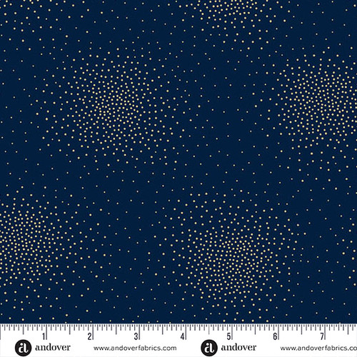 Spritz Metallic by Andover Fabrics Spritz Midnight