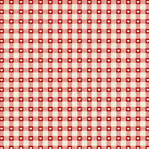 Scandi Basics Check Red