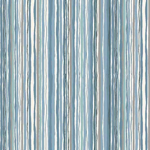 Woodland by Makower UK Wavy Stripe Light