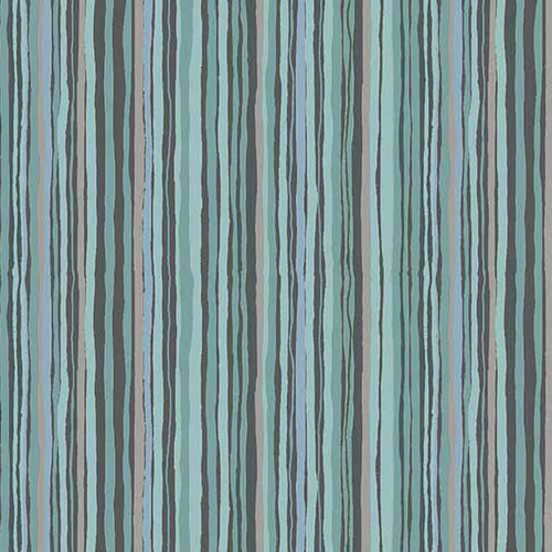 Woodland by Makower UK Wavy Stripe Dark