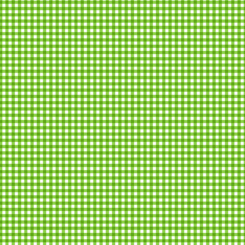 Fruity Friends Gingham Green