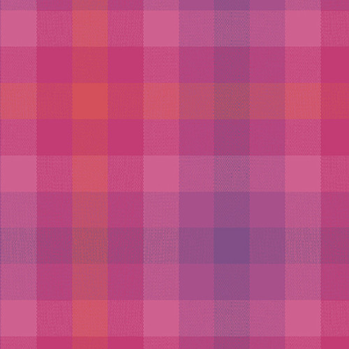 Kaleidoscope - Stripes and Plaids by Alison Glass Plaid Magenta