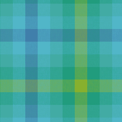 Kaleidoscope - Stripes and Plaids by Alison Glass Plaid Teal