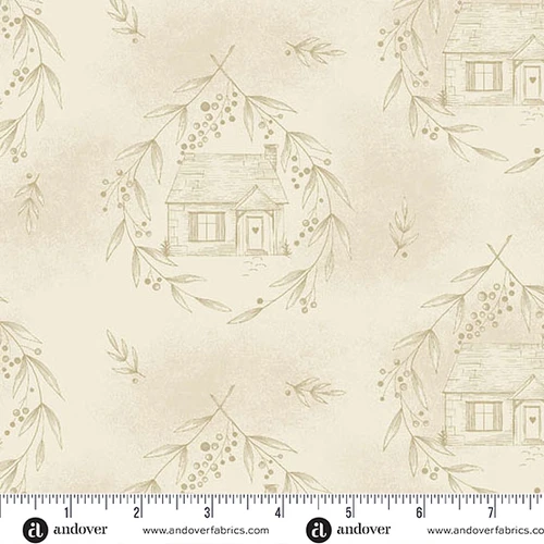 Special Delivery by Laundry Basket Quilts Cozy Cottage Wheat