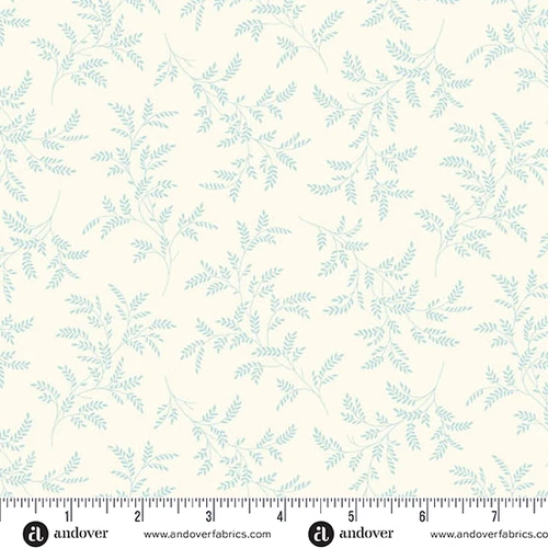 Special Delivery by Laundry Basket Quilts Tree Fern Cornflower